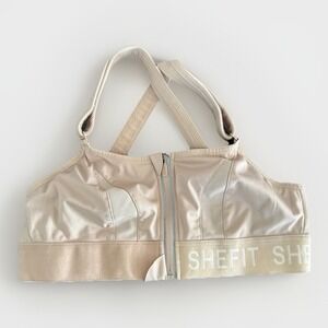 SHEFIT Beige Sports Bra